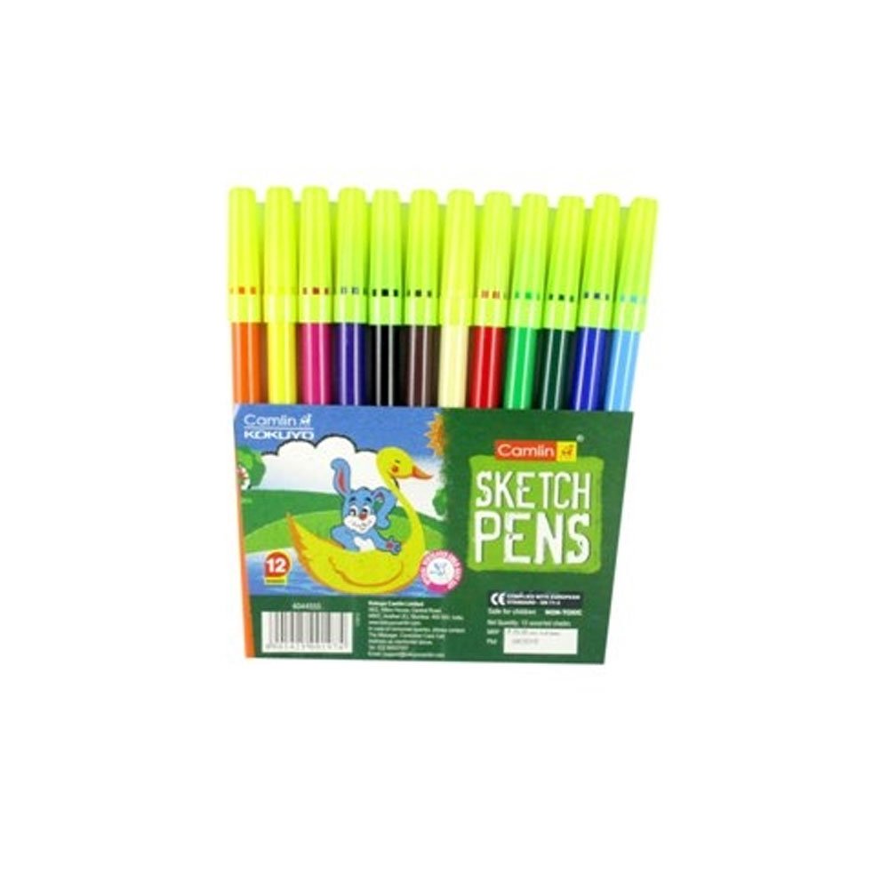 Triangular Bright Colour Pencil Set With Super Smooth Leads From Camlin  (24Pcs) | eBay