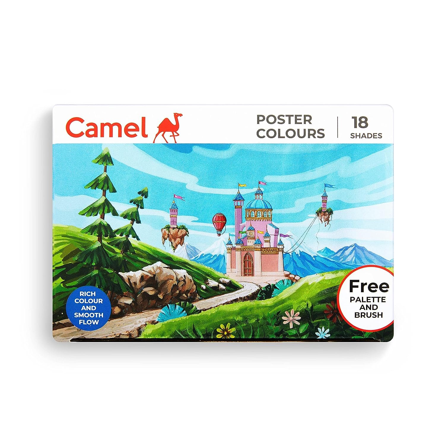 Gift Hub - Camel - Artists' Water Colour Cakes - 18 Shades - Gift Item :  Amazon.in: Home & Kitchen